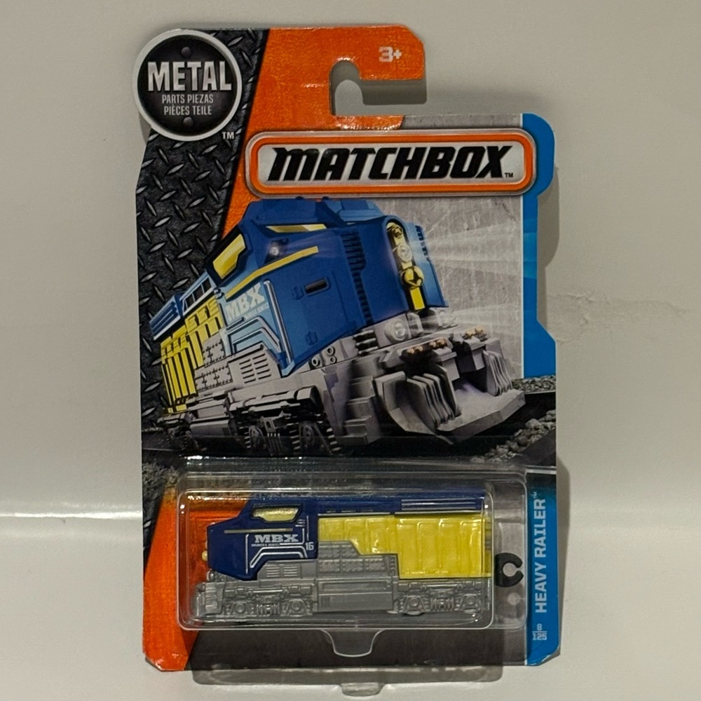 2017 MATCHBOX HEAVY RAILER TRAIN ENGINE ADVENTURE CITY SET 1:64 SCALE #8/125